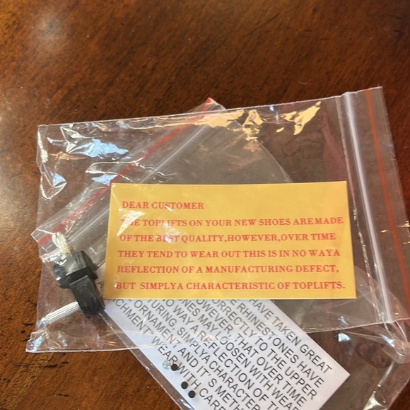 Silver kitten heel with iridescent gems on heel and toe - Picture 10 of 11